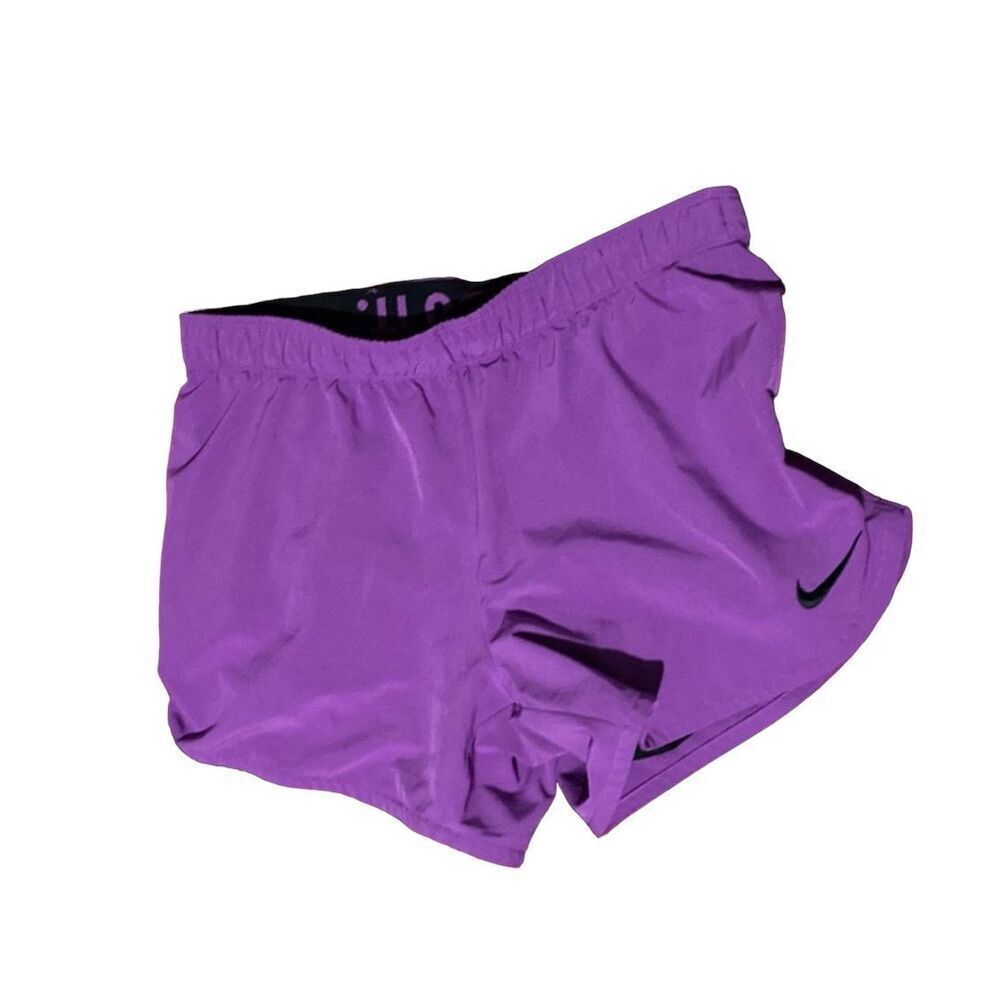 Womens Purple NiKE DRI FIT SZ S Small Spandex underneath Shorts